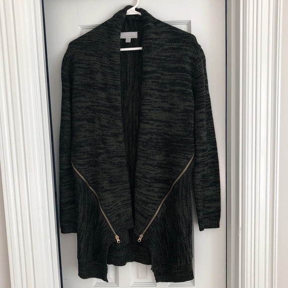 Emily Rose green open sweater - Picture 2 of 6